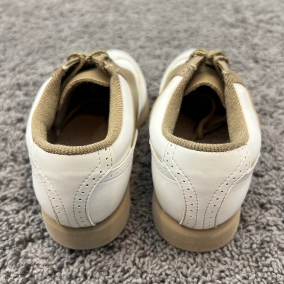 Footjoy GreenJoys Womens Size 8M Wingtip Golf Shoes White Brown Style 48868 - Picture 5 of 10